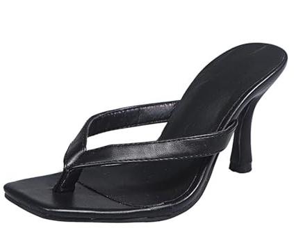 Sandaler dam med klack, eleganta sommartåsandaler, höga klackar, kvadratiska, flip-flops, peep-tå-sandaletter, slip-on, kilsandaler, Slingback, damsandaler, bekväma festskor, aftonskor