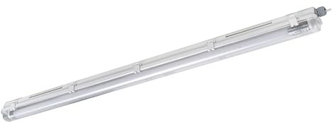 Osram SUBMARINE Feuchtraum-Leuchte mit LED-Röhre, weiß, 13,5W, 1550lm, kaltweiß, staubdicht, strahlwassergeschützt, 40.000 Stunden, Tageslichtsensor, Bewegungsmelder