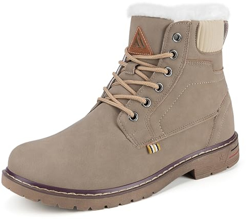 Mishansha Stivali Donna Invernali Caldo 36-42 EU | Scarpe da Neve, Scarponcini, Antiscivolo, Imbottiti, Comode, Trekking, Escursionismo, Spostamenti Quotidiani