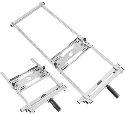 Guía de posicionamiento de carpintería - Herramienta de corte de posicionamiento de acero inoxidable | Guía básica de la máquina de corte, tablero modificado a madera ajustable, cortadoras - Tabla de