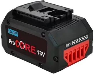Batería de repuesto 18 V 10,0 Ah – Compatible con Bosch ProCORE 18V Serie – Reemplazo para GBA/ProCORE 8Ah – Batería de ion de litio con alto rendimiento y protección contra descarga profunda