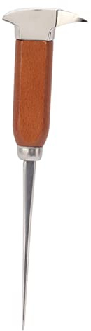 Wooden Handle Stainless Steel Ice Pick Ice Chipper Ice Crusher Tool Ice Bar Bartender Bartender