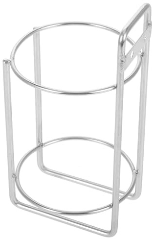 Healifty Supporto Portabicchieri Avvitabile in Acciaio Resistente per Bottiglie D’Acqua Portabottiglie da Parete Stabile e Salvaspazio per Ufficio Officina e Ambienti Industriali
