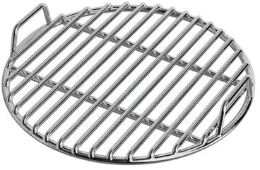ChongKuan Grille de cuisson ronde en acier inoxydable pour brasero, pizza et pain, polyvalente comme grille de refroidissement pour micro-ondes et gâteaux, grille plate pour barbecue rond (diamètre 40
