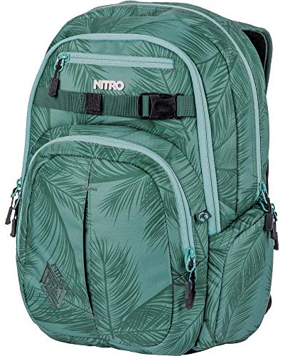 Nitro 1131-878014 Chase Rucksack, Schulrucksack mit Organizer, Schoolbag, Daypack mit 17 Zoll Laptopfach, Coco, 35L