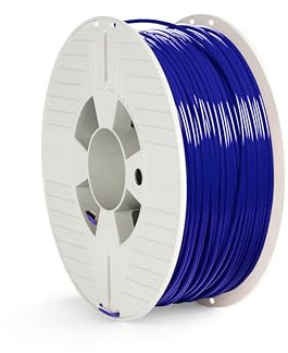 Verbatim PET-G-filament 3D-tryck, 2,85 mm, 1 kg, polyetentereftalat-glykolfilament för materialextrusion, för 3D-skrivare och 3D-penna, filament för 3D-skrivare av PET-G, blå