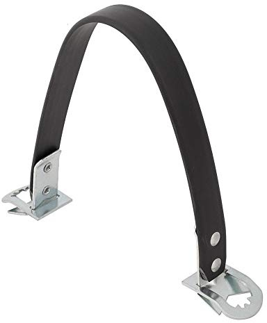 Cinghia Porta Batteria Auto Con Manico Maniglia Per Trasporto Batteria Auto Portabatteria per auto con cinghia di sollevamento laterale per impieghi gravosi in metallo nero 1 pz