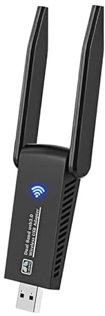 Adaptador WiFi USB 3.0 de 1200 Mbps 802.11 AC tarjeta de red inalámbrica WiFi tarjeta de red inalámbrica con antena giratoria para PC computadora