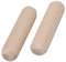 SKIR'CO (50 piezas) Tacos de madera 8 x 30 mm, tacos de madera ranurados, pasadores acanalados para muebles, tacos ranurados