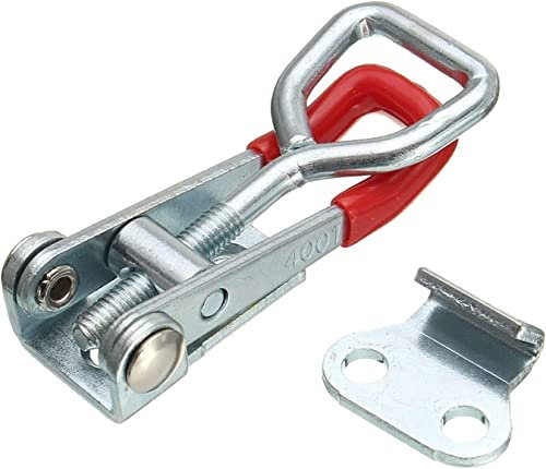 Rohrschellen, Schlauchschellen, Schlauchschelle, 2 Stück, verstellbarer Werkzeugkasten, Metall-Kippverschluss, Schnellverschluss, rutschfeste Push-Pull-Kippklemmen-Werkzeuge (Größe: 2 Stück) (Größe: M