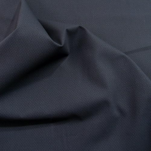 TOLKO Baumwollstoff Meterware für Hose Jacke Rock Kleid | 155cm breit | Baumwolle Meterware Dekostoff Stoffe zum Nähen (Dunkel Blau)
