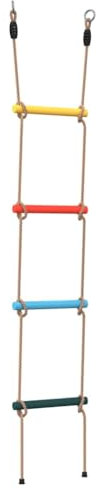 vidaXL Strickleiter für Kinder mit 4 Sprossen Mehrfarbig