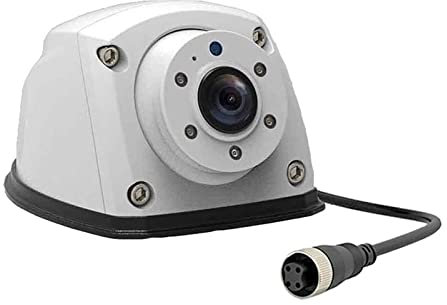 Telecamera bianca for camion con rimorchio AHD 720P Mini telecamera for retromarcia frontale/laterale Telecamera for parcheggio for camper con ampio angolo di visione(AHD Camera-15M)