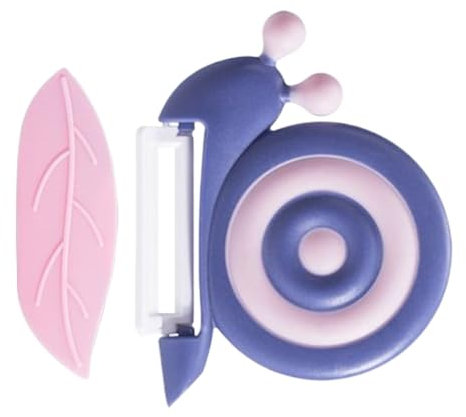 Pelapatate in ceramica – Manual Carrot Peeler Snail-Form,Utensili da cucina in ceramica con manico non antiscivolo per la produzione di insalate