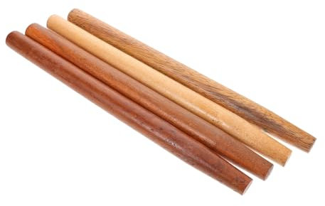 Abaodam 4pcs Ergonomic Handle Grip for Garden Hoe Replacement Wooden Handles for Farm Tools for Tool Use