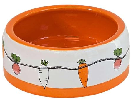 Nobby Nager Keramiktrog Vegetable orange Ø 14,5 x 5,5 cm, 500 ml