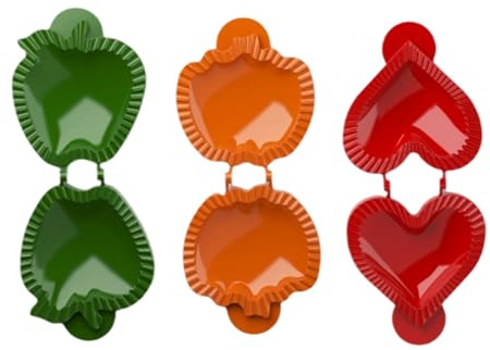Hand Pie Mould, Pack of 3, Mini Pie Maker for Creative Kitchen, Practical Baking Accessories for Easy Removal of Dumplings, Ideal for Meat, Pastries, Fried Snacks - Perfect Kitchen