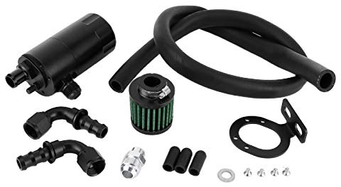 Serbatoio Olio Auto Universale 500ml, Decanter Vapori Olio in Lega di Alluminio - Recupero Motore Efficiente, Kit Modifica Auto con Oil Catch Can