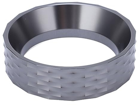 Imbuto dosatore Lega di alluminio Macchina da caffè Portafiltro Anello dosatore magnetico per caffè Elevata stabilità Facile da pulire per uso domestico Uso Dimensioni 48 mm (Grigio)