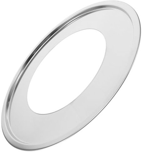 BESPORTBLE Adaptador de Anillo para Vaporera de Acero Inoxidable, Soporte Redondo 26 Cm (diámetro Interior 15 Cm), Inserto para Cesta de Vapor, Accesorio Cocina Hogar para Cocción Saludable