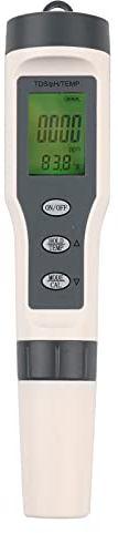 Haofy TDS-Messgerät 3-in-1-Wassertester, digitales TDS- und PH- und Temperaturmessgerät für Trinkwasser, Pool, Aquarium, Aquarium, Hydroponik