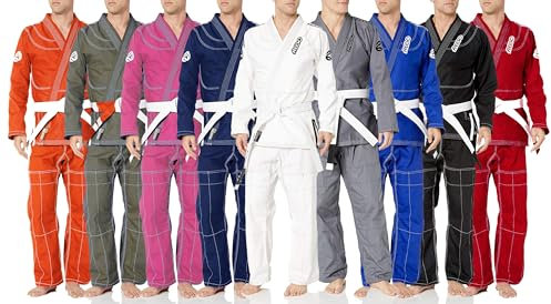 REEVO Ultralight BJJ Gi - Super Light Summer Gi - Brasilianische Jiu Jitsu Uniform mit weißem Gürtel