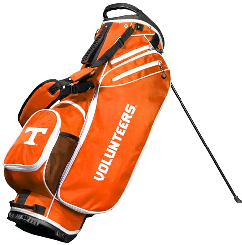Team Golf NCAA Birdie Stand Golf Bag, Lightweight, 14-Way Club Divider, Spring Action Stand, Velcro Glove and Umbrella Holder & Padded Handles