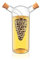 Wilmax | 2in1 Glas Essig-Öl-Flasche | 2-teiliges Ölspender Set | 250 ml / 50 ml | Essigspender | Flaschen zum Befüllen