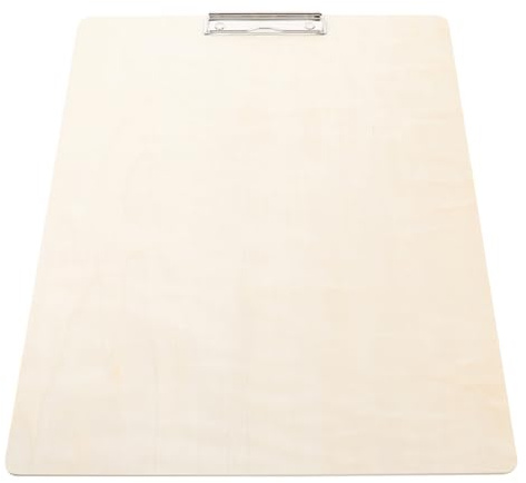 Ciieeo Portapapeles de Madera Amarillo Ligero para Dibujo y Escritura, Tablero de Dibujo Portátil Adapta a Varios Tamaños de Papel Adecuado para Bocetos y Arte