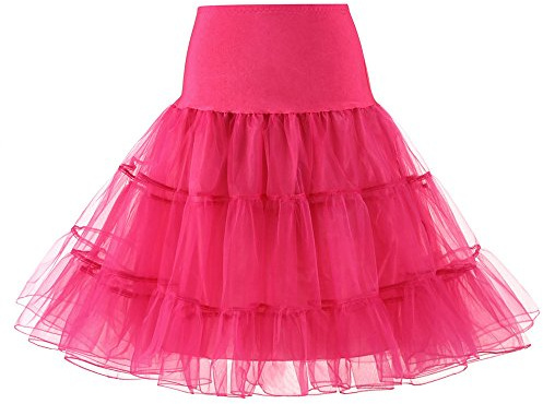 Tüllrock Damen Tüll Rock Tütü Karneval Kostüm Petticoat Tanzkleid 50er Vintage Ballet Tanzrock Ballkleid Tanzkleid Kurz tütü Rockabilly für Halloween Karneval Party