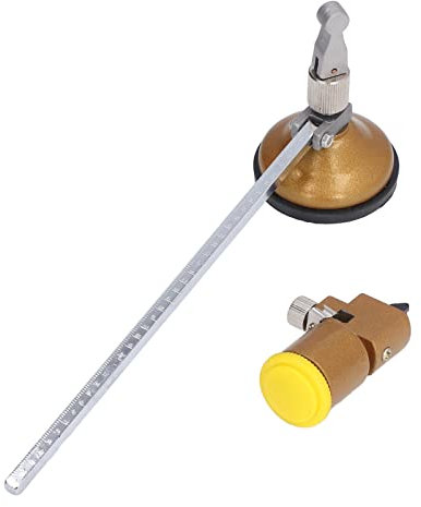 Glass Strip Cutter Strip and Circle Glass Cutter Round Diameter Adjustable Circle Glass Cutting Tools,Adjustable Glass Circular Cutter - Accurate Cutting Tool with Suction Cup for Ceramic(400mm)