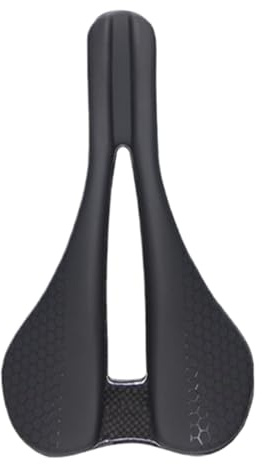 Sella per bicicletta da uomo, comoda sella per bicicletta, ergonomica, ampia fibra di carbonio, accessorio per bicicletta unisex trekking e bici da città