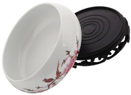 ABOOFAN Pot de Jonquille céramique Bol en Porcelaine pour la Maison Bol en Porcelaine pour Jardin jardinière Chinoise Bol de Plantes à Eau hydroponique Vase de bonsaï Plastique