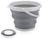 3L Collapsable Bucket Portable Silicone Folding Buckets Lightweight Foldable Bucketes Space Saving Collapsible Bucket Cleaning Buckets with Handles for RV Home,Camping,Home,Beach,Fishing,Car Washing