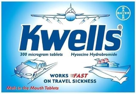 Fast Acting Travel Sickness Prevention Tablets - Pack of 12 Tablets