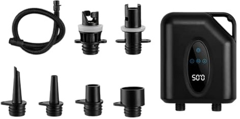 Chenxi Studio Pompe à pagaie 20 PSI haute pression avec 6 buses pour bateaux gonflables, piscine, planche de surf pour bateaux gonflables, piscine, planche de surf