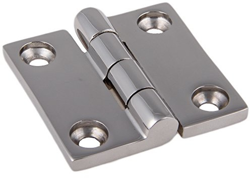 Edelstahl Scharnier ECKIG symmetrisch 38 x 38 mm Edelstahlscharnier Edelstahl A4 Türscharnier Beschlag Türscharnier