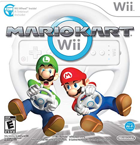 Mario Kart Wii with Wii Wheel (Renewed)