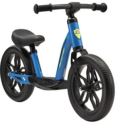 BIKESTAR Extra leichtes Kinder Laufrad mit Trittbrett für Jungen, Mädchen ab 3-4 Jahre | 12 Zoll Lauflernrad Eco Classic | Blau