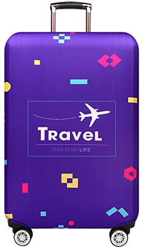 Hayisugal Gepäckabdeckung Kofferhülle waschechter Schutzkoffer-Cover - Reise-elastischer Spandex-Koffer-Protector Kofferschutzhülle Für Gepäckstücke, XL (29-32 Zoll)