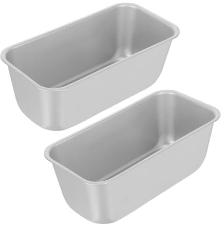 HEMOTON 4pièces Moule à Rectangulaire Antiadhésif Outils De Cuisine Pour Cuisson De Pour Gâteaux Et Desserts Délicieux