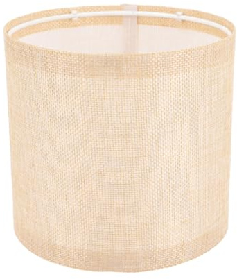 Housoutil Abat-Jour Pliable 5.51 Pouces En Tissu Et Fer Pour Lampe Murale Lampe De Table Et Lampadaire Design Moderne Simple Couverture De Intérieure Polyvalente