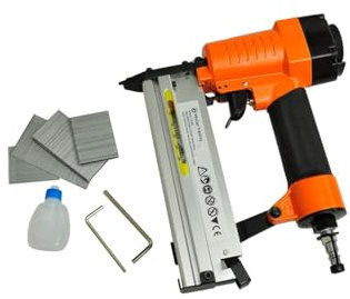 ARKEM Graffatrice Chiodatrice Pneumatica 2 in 1,Set Graffatrice Manuale-Fissatrice manuale per legno, tessuto, mobili e cartone catramato - Attrezzo professionale