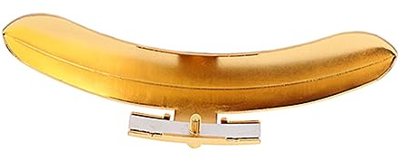 Toyvian Banjo mit Schraube Spiegelglanz Armlehne Goldene aus Metall Einbeinig Ha18 für Restaurierung von Vintage Banjos