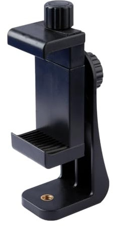 Thyonta Phone Tripod Mount - 360° Adjustable Phone Clamp Tripod Adapter for iPhone, Samsung, Huawei ect