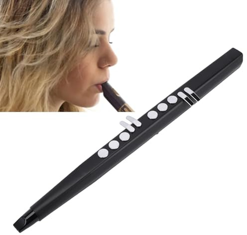 Sassofono Elettronico MIDI Digitale a 13 Toni, Tascabile da Viaggio, Volume Regolabile, 3 Sensibilità di Soffiaggio, Mini Strumento a Fiato