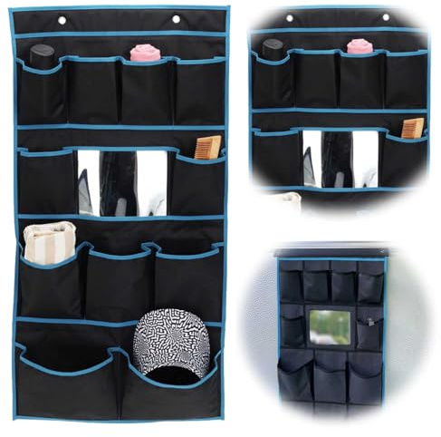LS-LebenStil Hänge-Organizer Hängeregal 11 Fächer 90x45cm Türregal Schuhregal Hängetasche Spiegel