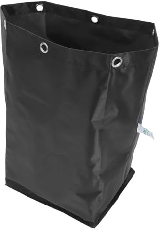 AMENGJ Bolsa de Carros de Limpieza Bolsa de Basura for Coche y hogar, Bolsas de Basura de Lona for Carrito y Uso de Limpieza, colección fácil(Black)