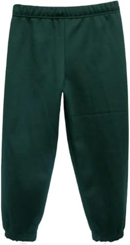 INSAFIANS Kids' Boys Girls Fleece Jogging Tracksuit Bottoms PE School Jogger Sports Unisex Activewear Gym Casual Wear (BO GRN 3-4) Bottle Green