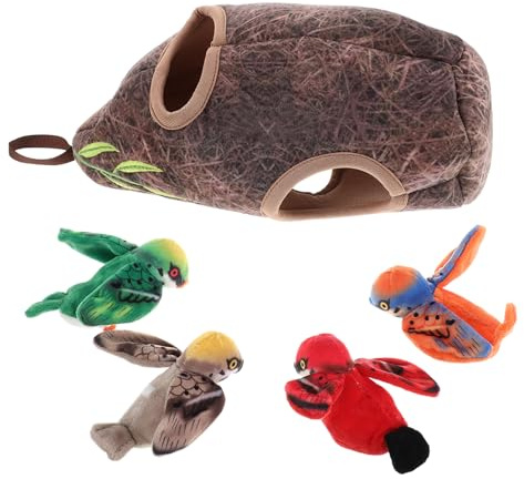 Toyvian husdjur katt bo set husdjursbirtleksaker kattleksak för inomhuskatter interaktiv kattleksak kattleksaker för tristess